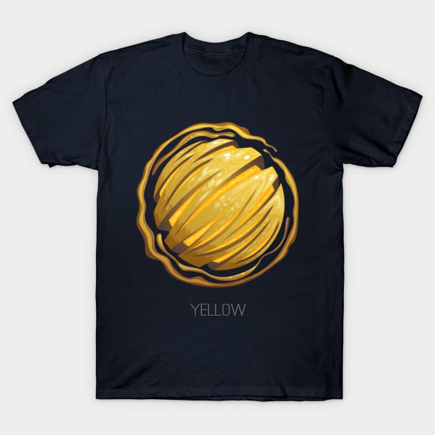 Yellow Planet T-Shirt by DaKoArt